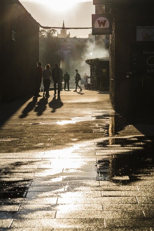 Люди, город, улица, жанр, свет, тень, вечер, человек,  ***photo preview