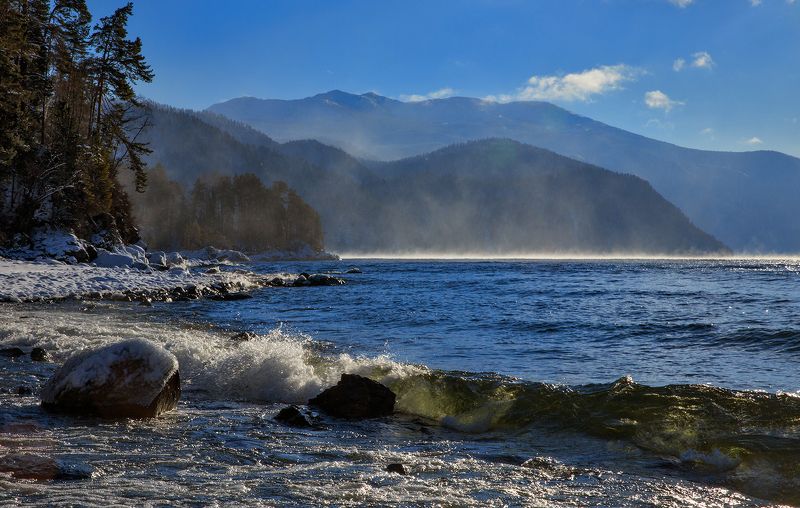 телецкое озеро, алтай яйлю Духи Телецкого озера.photo preview