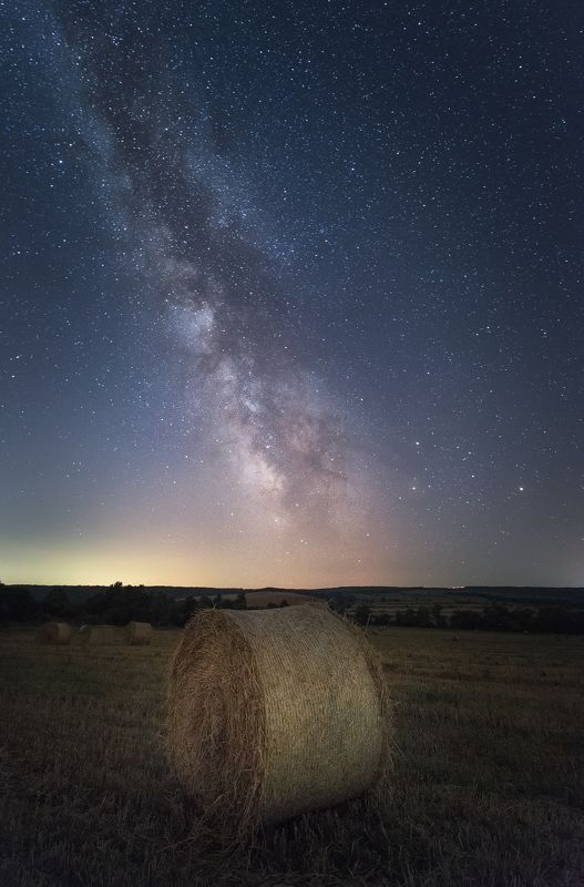 Summer starry night in the fieldphoto preview
