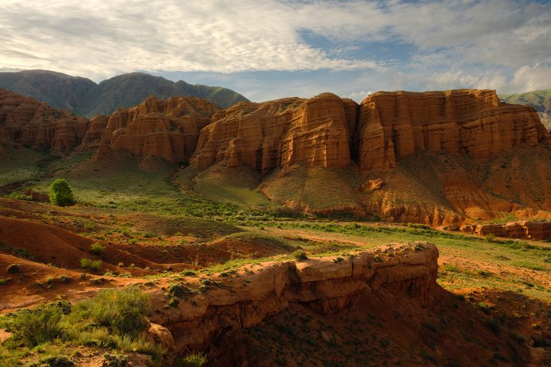 киргизия, кыргызстан, азия, горы, каньон, скалы, пейзаж, весна, ущелье Сокровища страны кочевниковphoto preview