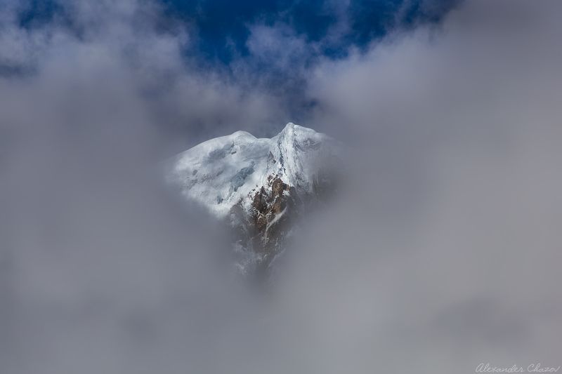 аннапурна, гималаи, горы, вершина, облака Сердце Аннапурныphoto preview
