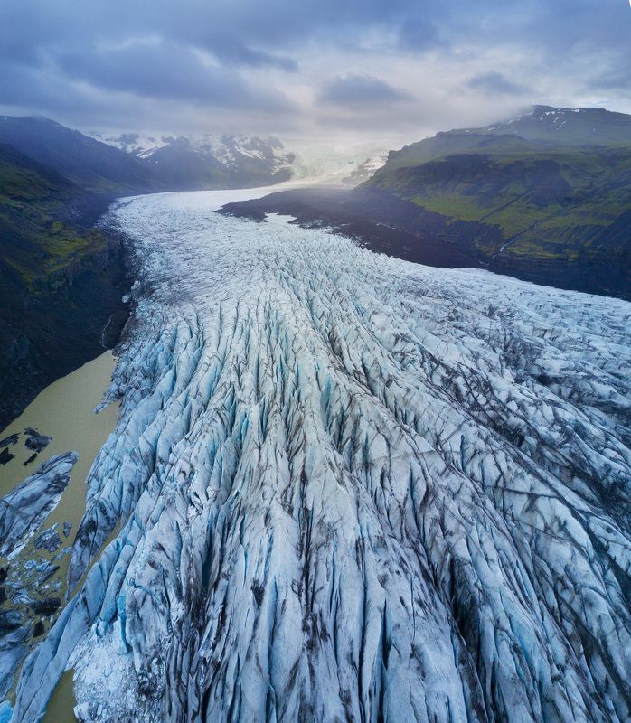 iceland, исландия, дрон, drone Щупальца Ватнайекюдльphoto preview