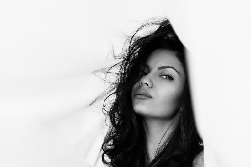 portrait, black and white, bw, beauty, model Ilianaphoto preview