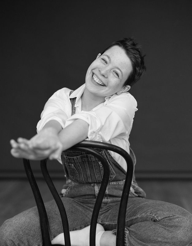 пленка, средний формат, портрет, естественный свет Настроение фото превью