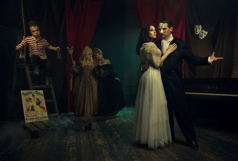 the phntom of the opera, nikon, art, fine art, photo, photographer, photography, photoshoot, elinchrom, profoto, digital, fashion, moscow, The Phantom of the Operaphoto preview
