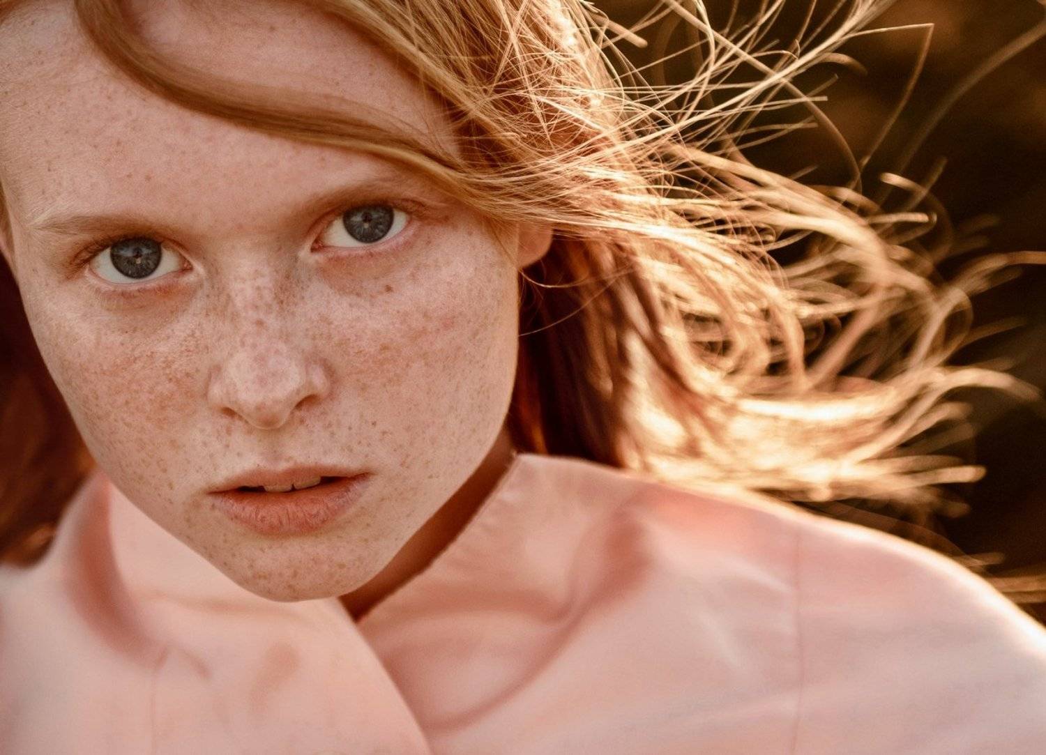 рыжая, девушка, модель, никон, россия, фото, фотография, глаза, губы, нежная, волосы, ветер, взгляд, веснушки, Анна Дегтярёва