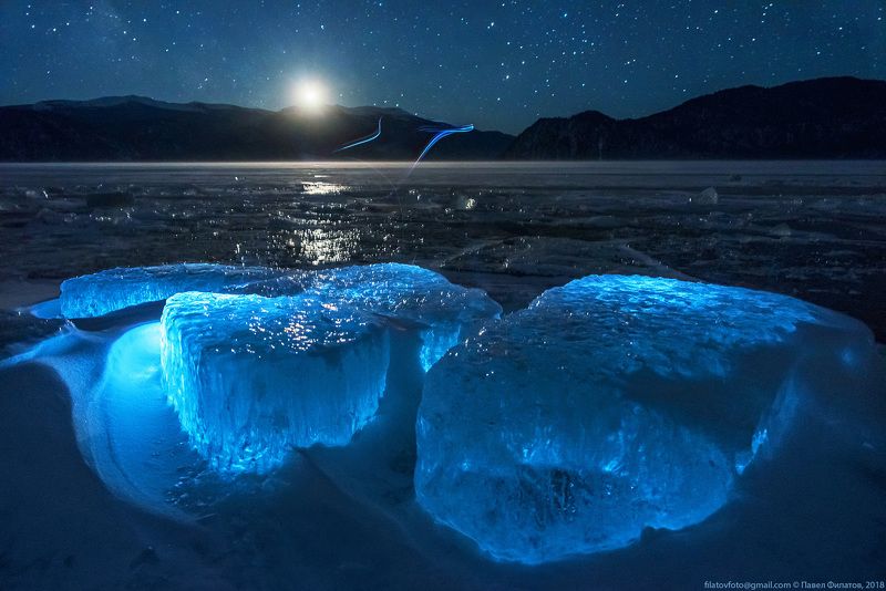 алтай, сибирь, ночь, телецкое озеро, звезды, льды Ледяные душиphoto preview