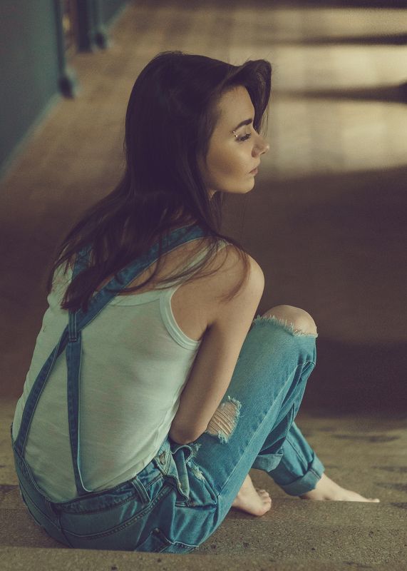 girl, portrait, Ellina фото превью