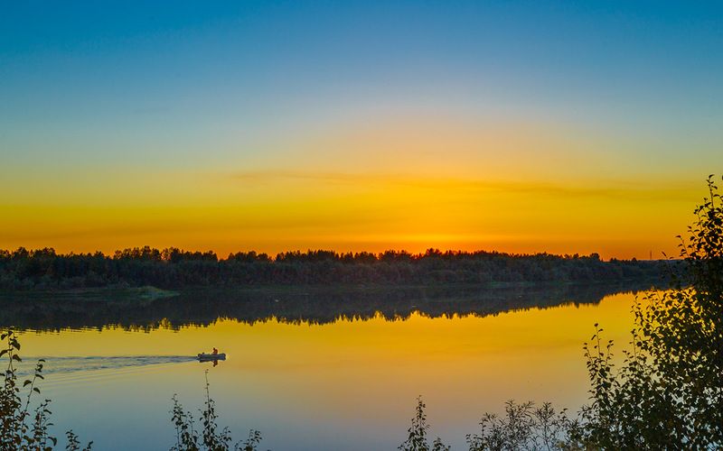 север,природа,закат,краски,печора,коми Минимализм,закатphoto preview