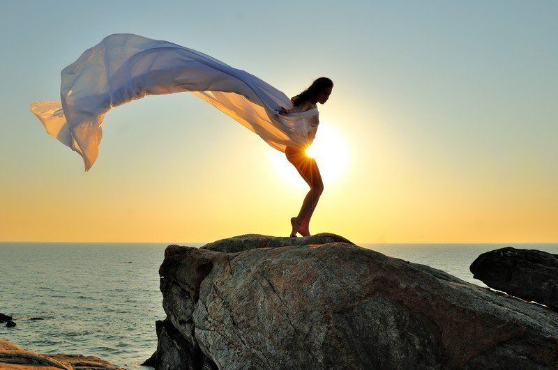 india, goa, palolem Flying with the windphoto preview