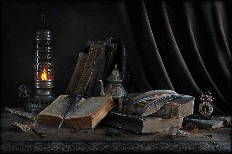 натюрморт, книги Где живут старые сказки...photo preview