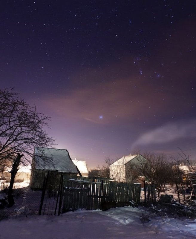 Морозным зимним вечеромphoto preview