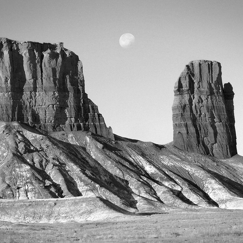 utah, mountains, desert, rock formations, landscape, black white, goblin, stream, river Utah Outback 21photo preview
