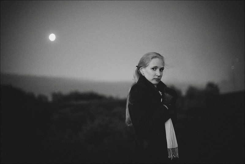 мурманск,лето,август,жанровый портрет портрет при лунном свете.photo preview