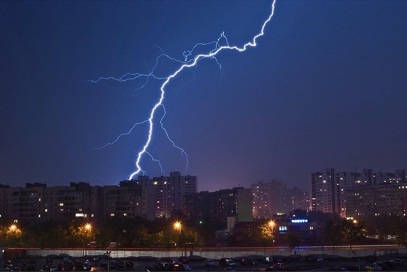 молния, стихия небо, ночь Громовержецphoto preview