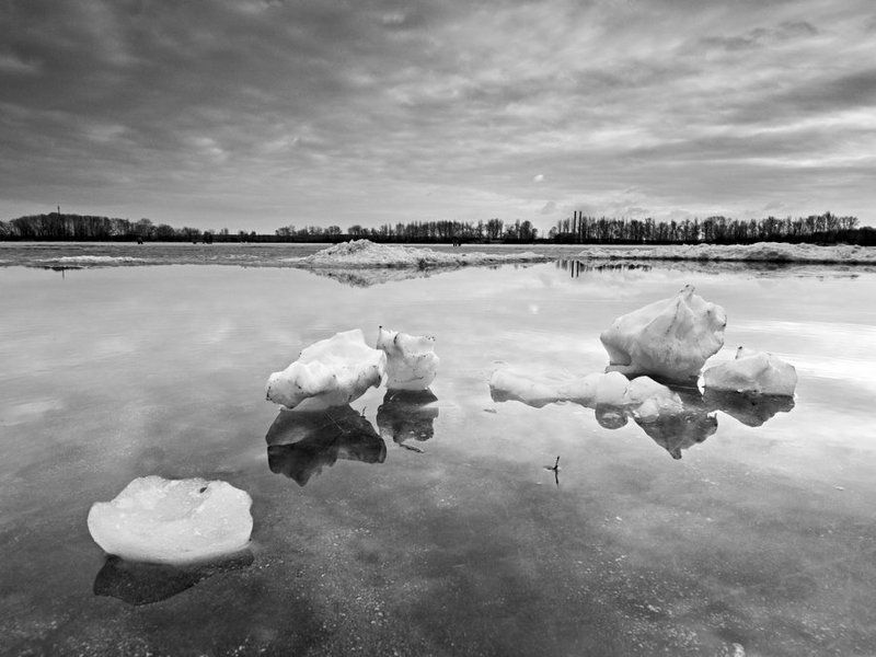 днепр, лед, зима, снег, таять Весна прийде.photo preview