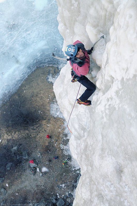 ледолазание, лёд, сосульки, ледолаз, petzl nomic, отличная, погода, красный лис, приморье, приморский край, находка, екатериновка, восток, саня, ищенко Ледолазная субботаphoto preview