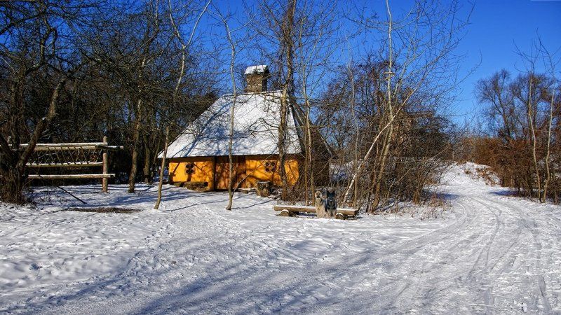 пейзаж Мазанка фото превью