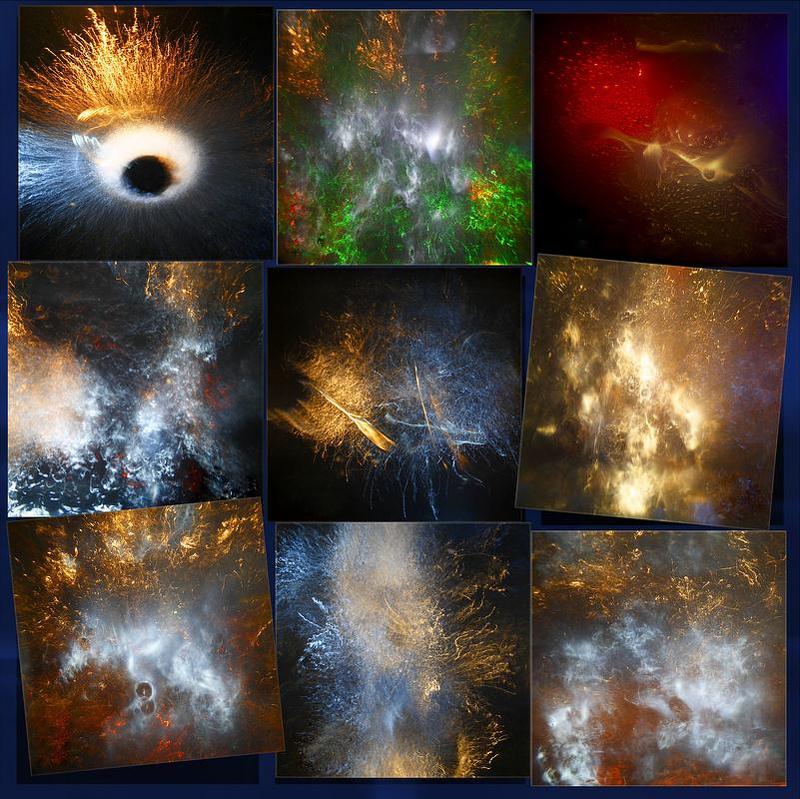 светографика, свет, преломления, искажения, сюжет, стекло, вода Звезды Вселенной... (Светографика - Преломления. Искажения) фото превью