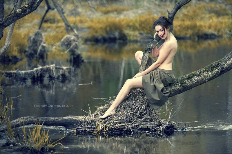 laura kogan, ню, дмитрий гречин, озеро Keeper of the forestphoto preview