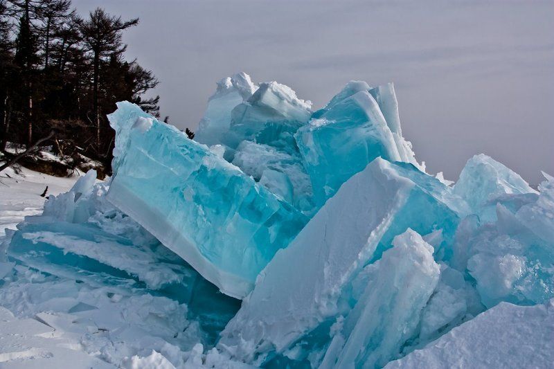 байкал., лед, байкала, пейзаж, природа, торосы Путь фото превью
