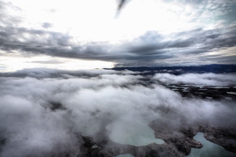 полуостров таймыр, вертолёт, шварц ЗА ОБЛАКАМИ...photo preview