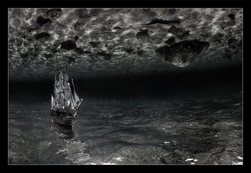 корабль, призрак, море, на изнанку, мир Истории Летучего голландцаphoto preview