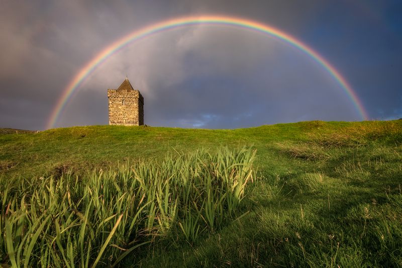 rainbow scotland light sky mood clouds colors sunset hebrides Lightgate...photo preview