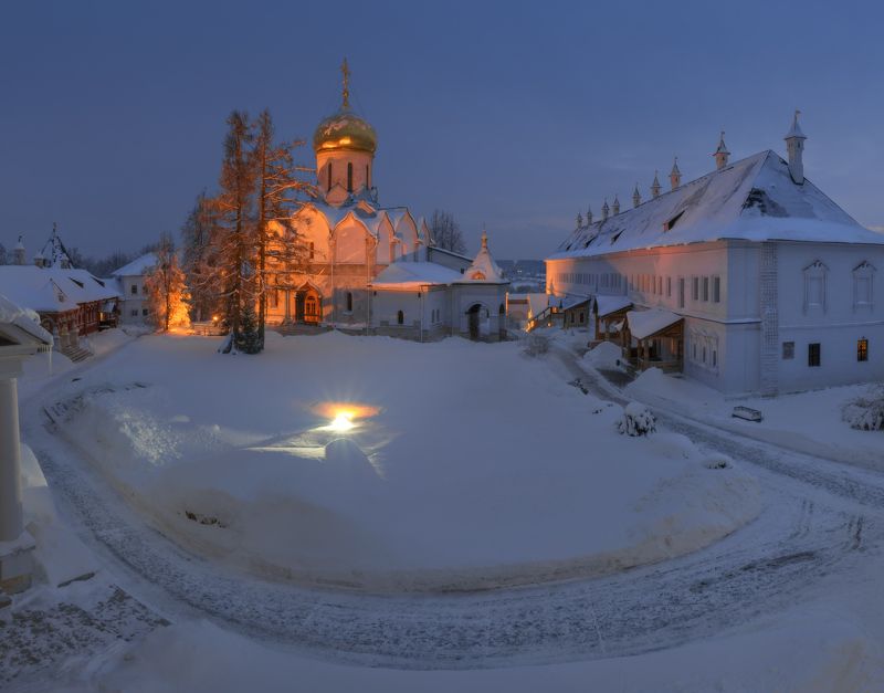 Зимним вечером.photo preview