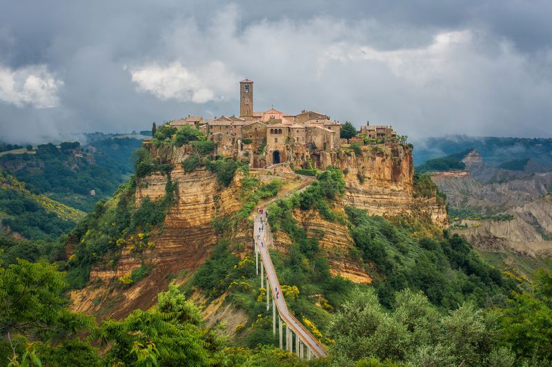 италия, город, чивита, civita, italy, italia Чивита ди Баньореджоphoto preview