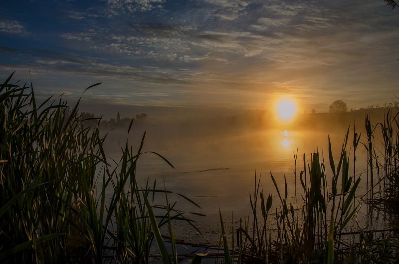 Утро в деревне.photo preview