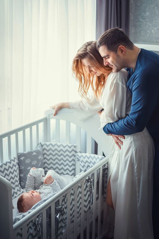 семья любовь забота нежность малыш сын отец счастье ...photo preview