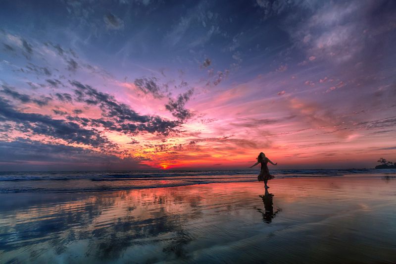 индия, январь, вечер, закат Вечерphoto preview