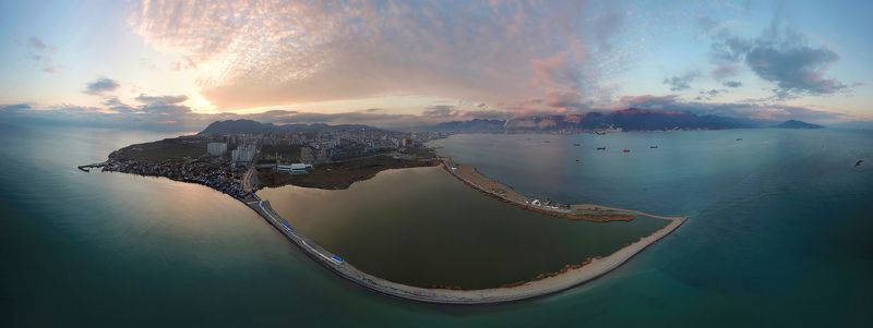 юг, дрон, аэрофотосъемка, новороссийск, закат С высоты птичьего полетаphoto preview