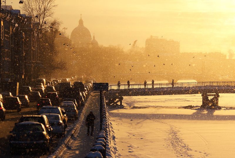 Зимний день на Фонтанкеphoto preview