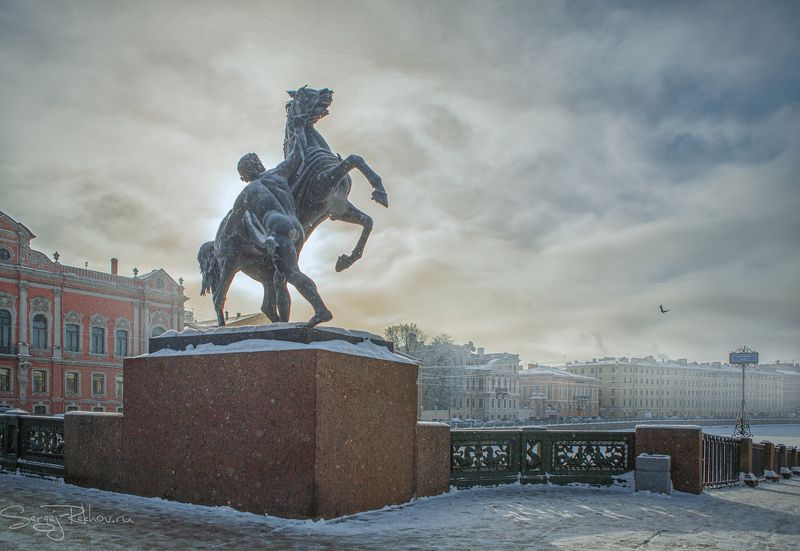питер, санкт-петербург, спб, севернаяпальмира, rekhov Аничков мостphoto preview