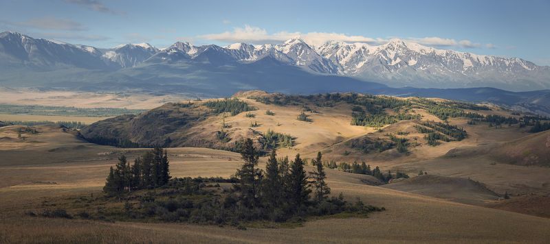 landscape, пейзаж, природа, nature, горы, mounts, mountains, altai, siberia, russia, travel, trip, алтай, сибирь, россия, путешествия, туризм, red, morning, sunrise, early morning, range, big, high, красный, утро, раннее, хребет, большой, высокий, summer Северо-Чуйский хребет на рассвете / Sunrise at the North-Chuya Rangephoto preview