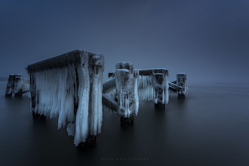 Baltic Sea, Poland, ice, winter, snow, снег, зима, польша Ice soldiersphoto preview