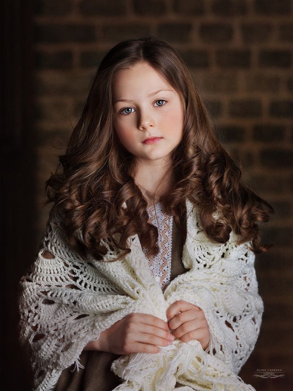 портрет, девочка, глаза, ребенок, ретро, взгляд, алина ланкина ***photo preview