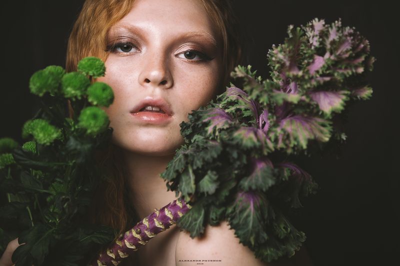 art, body, girl, skin, beauty, flowers, portrait Holy Aromaphoto preview