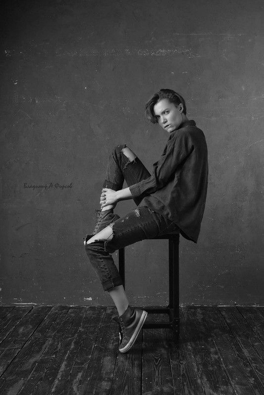 девушка, портрет, студия Оксанаphoto preview