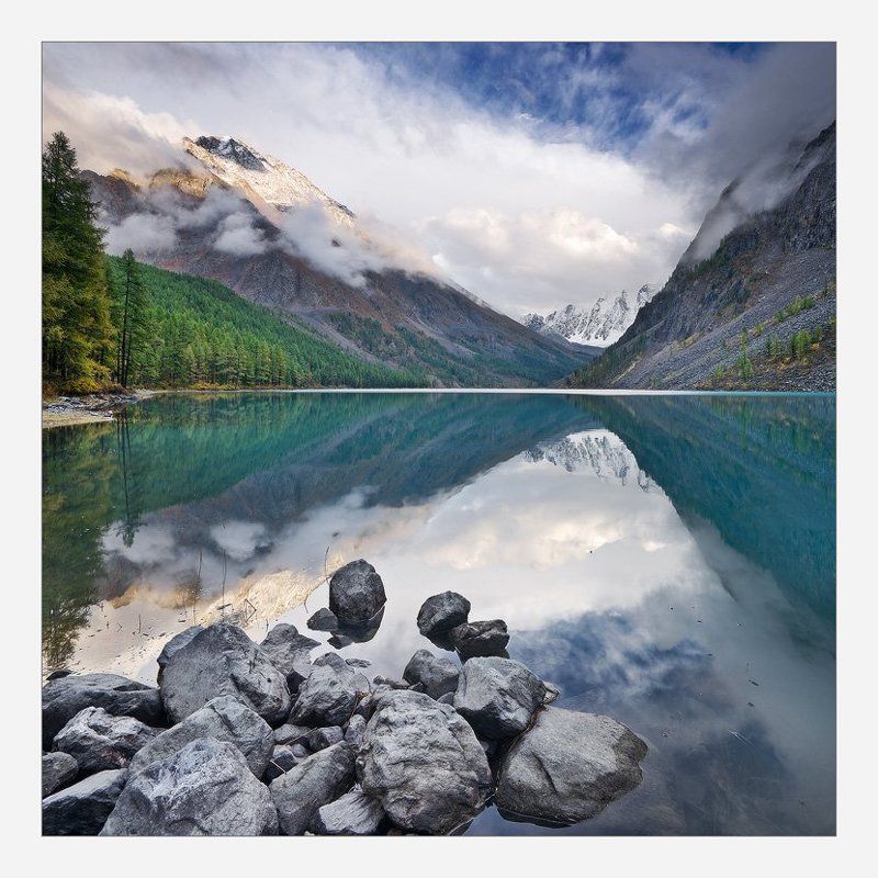 алтай, шавла Вечер на Нижнем Шавлинскомphoto preview