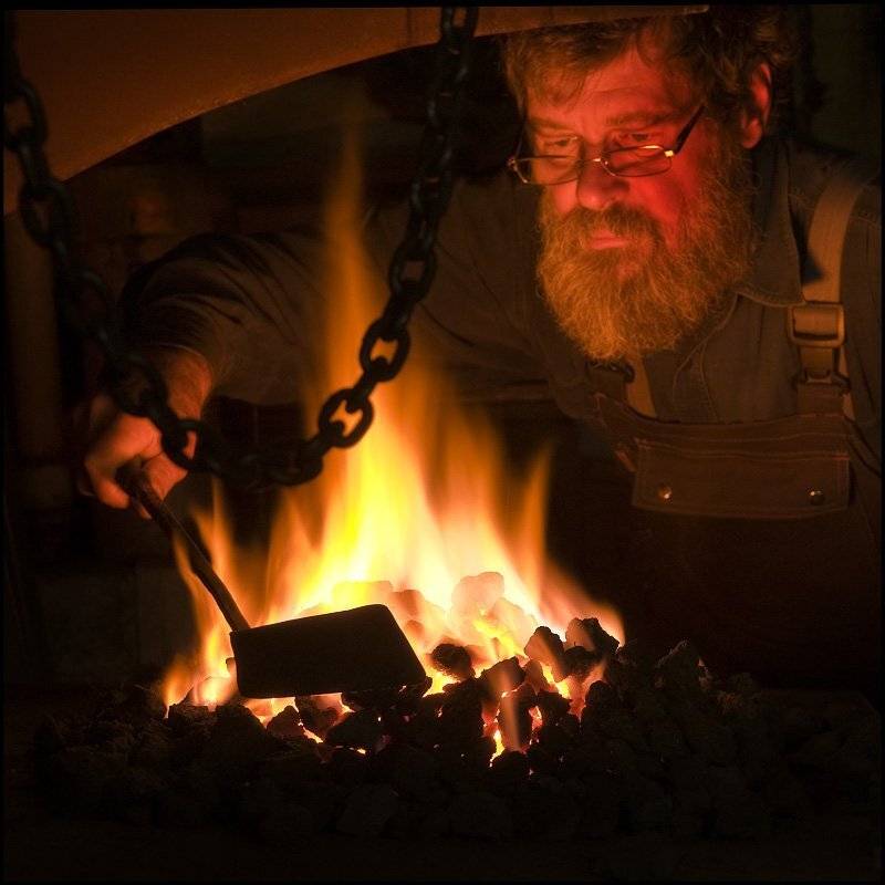 огонь, железо, кузница, Vladimir Markov