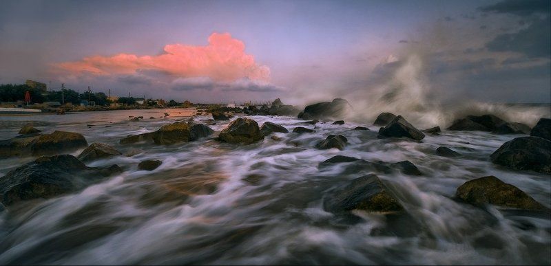 Залив штормящийphoto preview