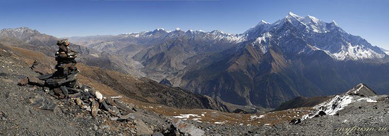 горы, гималаи, непал, нилгири, кали, гандаки Гора Нилгири и долина Кали Гандакиphoto preview