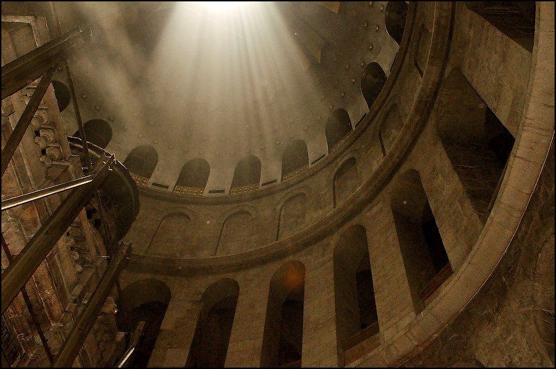 иерусалим, храм, гроба, господня Свет Божий.photo preview