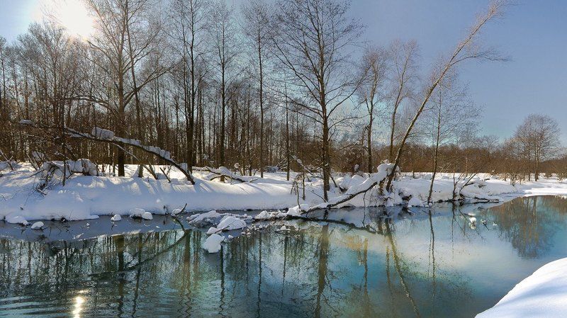 пейзаж, весна, река, природа Восьмого мартаphoto preview