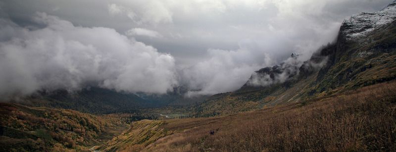 фишт,кавказ,горы,осень,облака,приют,река, КАВКАЗ ГОРА ФИШТphoto preview