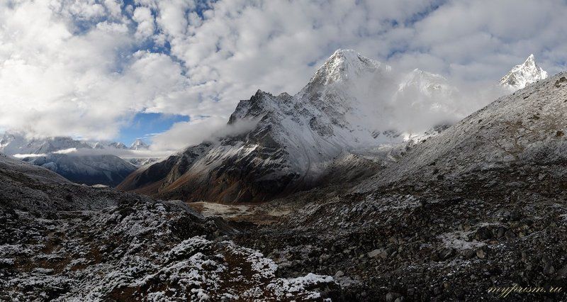 гималаи, непал, горы В Гималаяхphoto preview