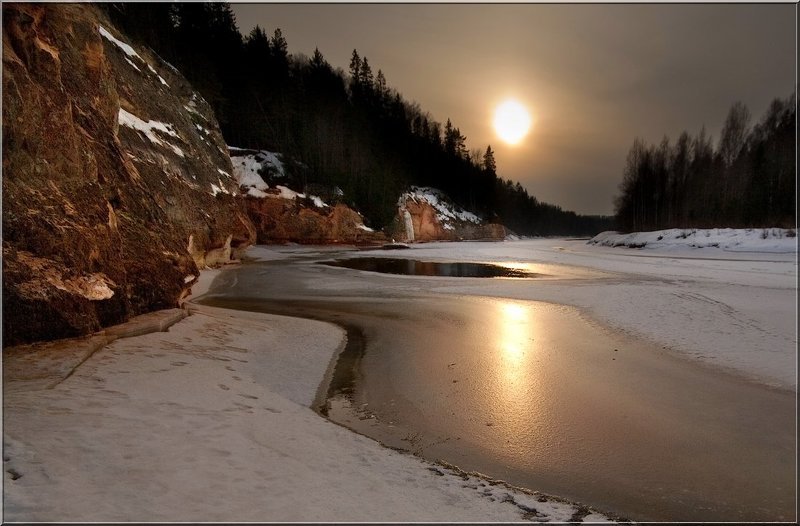 закат в скалахphoto preview